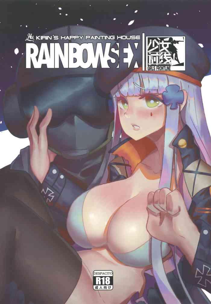 Freaky RAINBOW SEX/HK416- Girls frontline hentai Tom clancys rainbow six hentai African