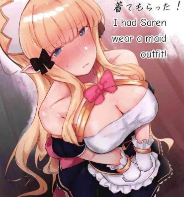 Missionary Porn Saren-chan ni Maid Fuku o Kite Moratta! | I Had Saren Wear A Maid Outfit!- Princess connect hentai Lady