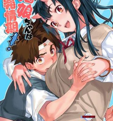 Lesbian Porn (C95) [Koban Dou (Sameda Koban)] Oni-Musume-chan wa Hatsujouki!- Original hentai Off