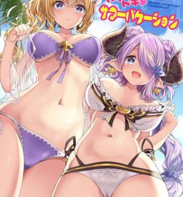 Desperate Narmaya & Jeanne to Dokidoki Summer Vacation- Granblue fantasy hentai Gag