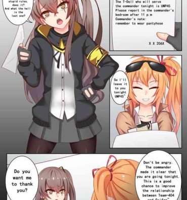 Perra One night with UMP45- Girls frontline hentai Gay Hunks
